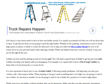 Tablet Screenshot of ladderbrand.com